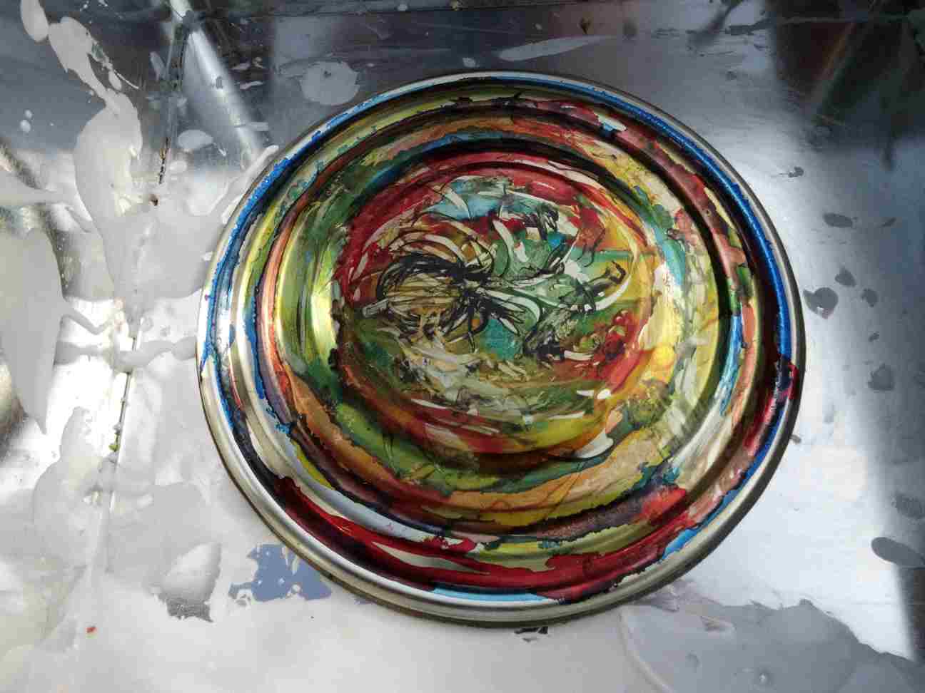014 Bemalter Dosendeckel