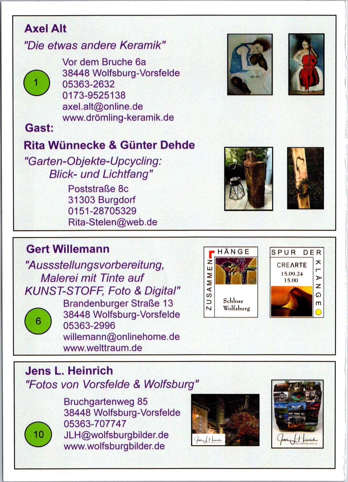 02. - 23. September in der Galerii PPP Bielsko-Biała Rynek 27 in Polen von 12-16 Uhr