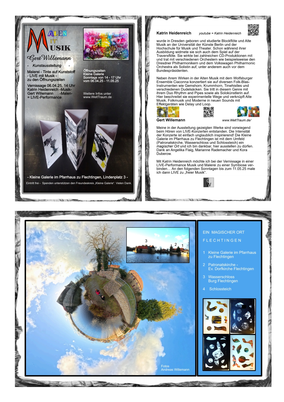 Flyer Malen mit Musik Flechtingen 2025