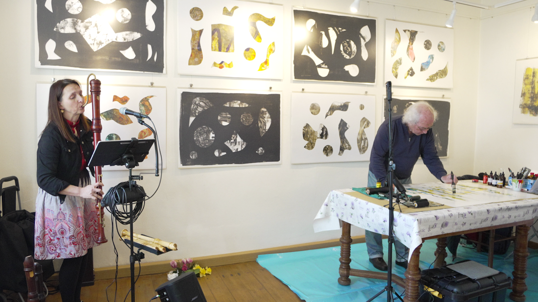 Foto: Katrin Heidenreich -Musik- und Gert Willemann -Malen